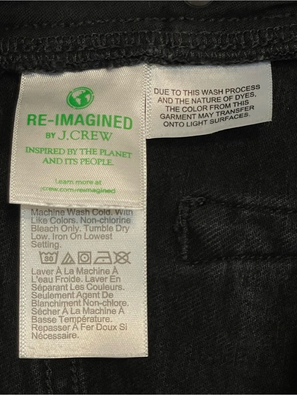 J. Crew High-Rise Button-Front Black Denim Jean Shorts Size 29